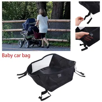 Cestino inferiore per passeggino Cestino sospeso portatile Carrozzina Accessori per passeggino Cestino per passeggino