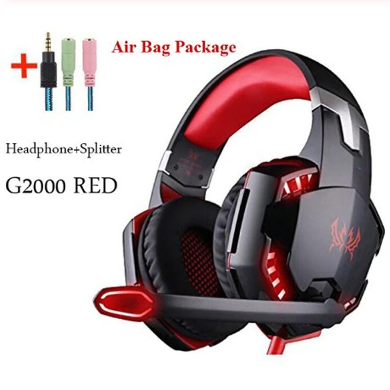 G9000 Gaming Headset Wired Glowing Earphones Headphone Deep Bass Stereo Casque with Mic for PS5/PS4/ XBOX /PC /Laptop - Image 6