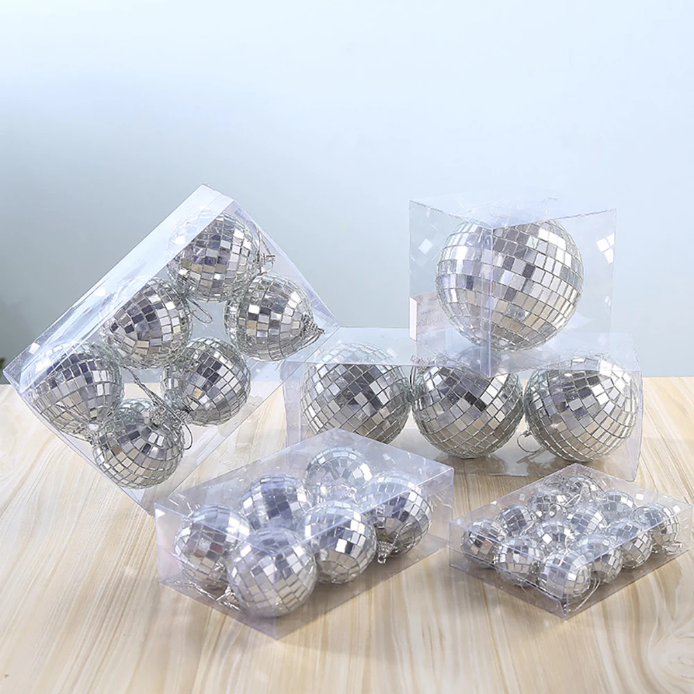 Disco-Party-Dekorationen, Spiegelkugel, hängende Anhänger, Kuchendekoration, Kunststoff-Tischdecke für 70er, 80er, 90er-Jahre, Geburtstagsfeier, Hochzeitsgeschenke – Detail 11