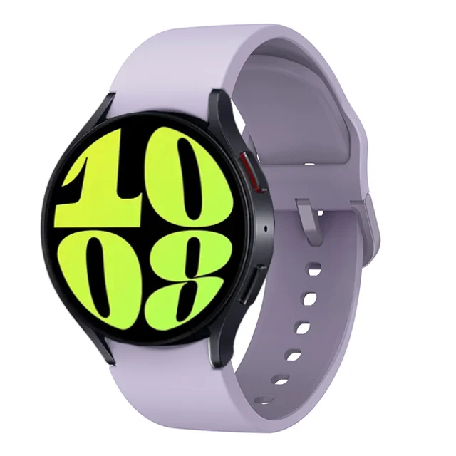 Universal Silicone Smartwatch Bracelet, 20mm/22mm Adjustable Strap