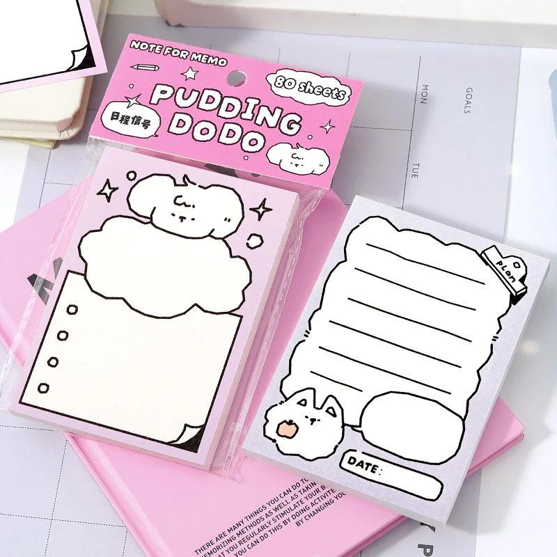 80sheets Week Planner Notepad Management Goals Diary Notebook Sketch Book Stationery Journal Writing Pads Office School Supplies 5