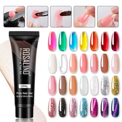Rosalind poli prego gel glitter unhas extensão gel tudo para manicure unhas arte design semi permanente construtor verniz base e topo
