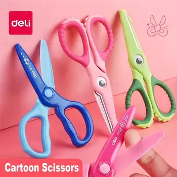 Deli Cartoon Kids Craft Scissors 1