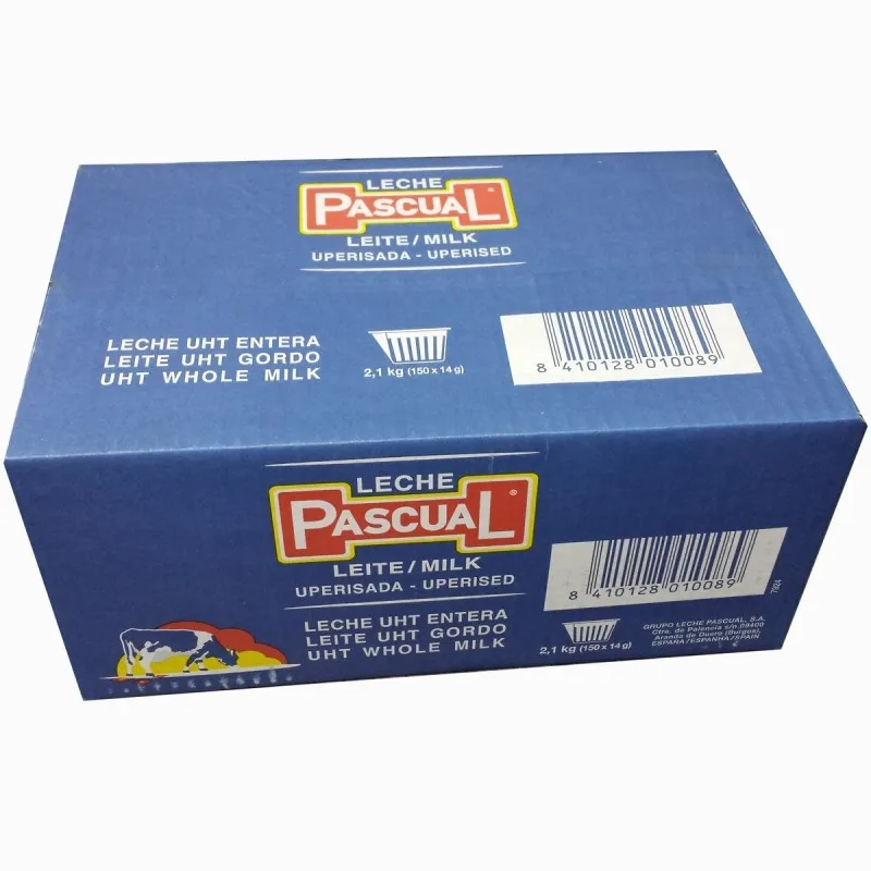 Leche Pascual caja de 150 tarrinas de 13,6 ml. 8410128010089 Raíz Inicio LECHE 30007274BOX