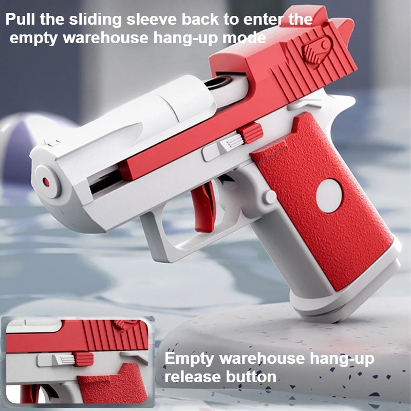 Mini ruční vodní pistole Desert Eagle Pistole Střílečka Bojová hračka Pistole Vodní hra Letní venkovní hračka pro děti Kluci Dív