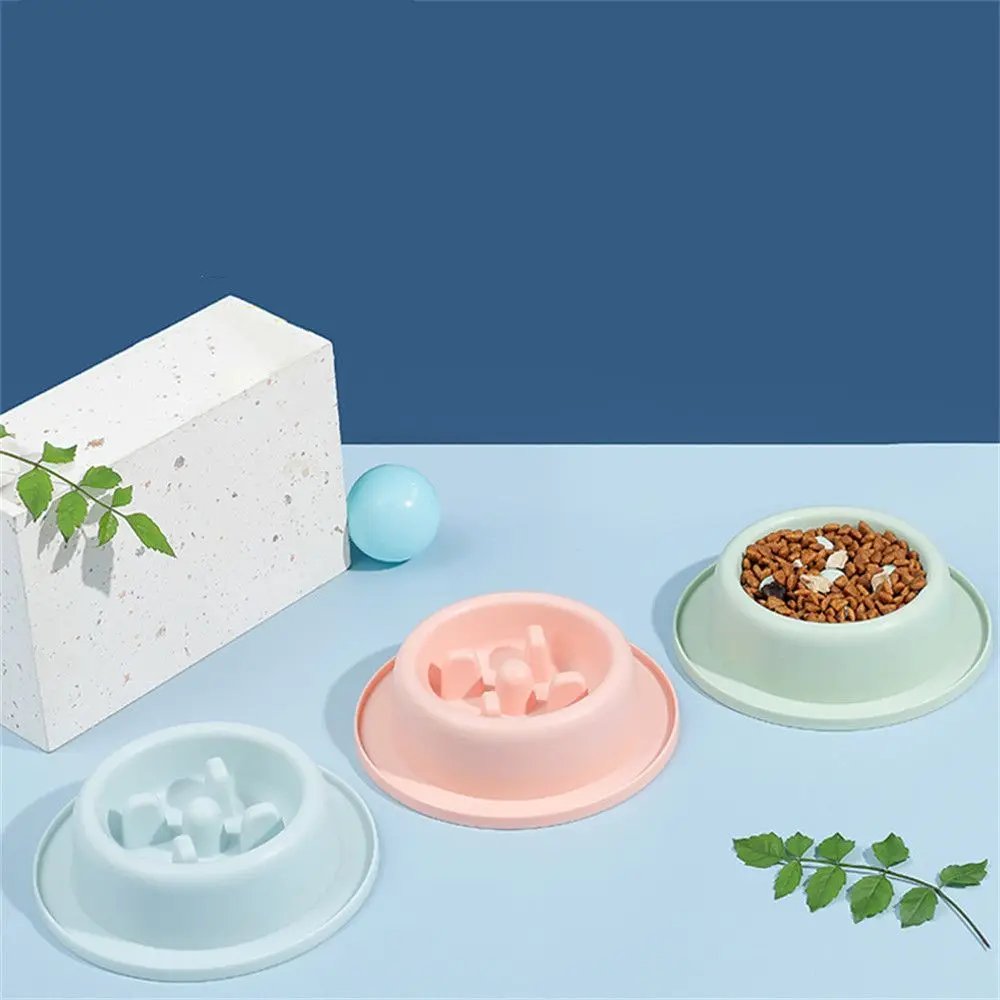 Title 1, Pet Slow Food Bowl Dog Bowl Plastic Thicken Ant...