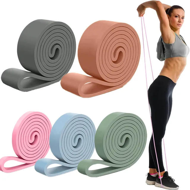 Silicone Pull Up Bands Resistance Bands,5 Resistance Levels Assistance Bands for Fitness Home Gym Working Out, Muscle Training