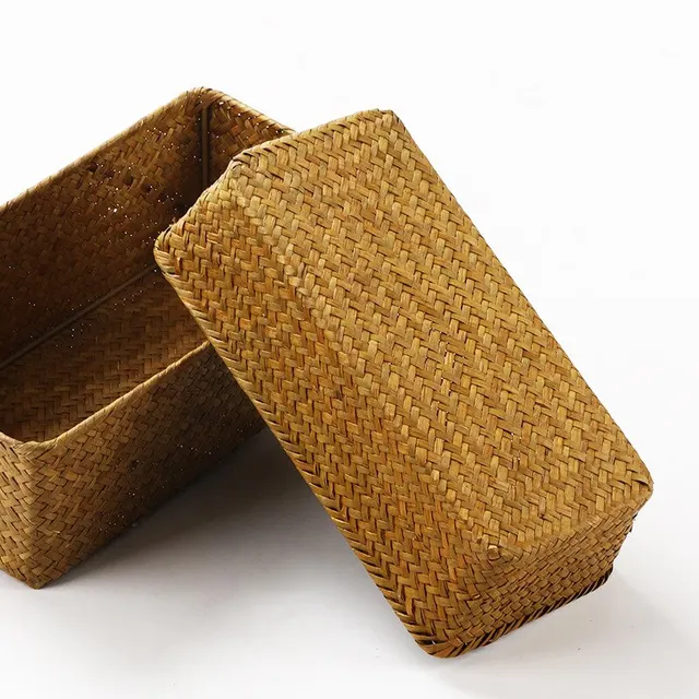 Fűszőtt Tárolódoboz Egyéb Tárolókosár Szőtt - Image 2