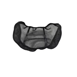 Premium 3D Breathable Mesh Motorcycle Seat Cover - Anti - Slip Cushion (Black)