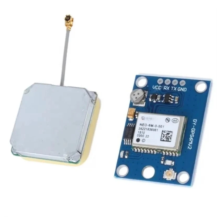 GPS NEO-M8N NEO-6M 10Hz modulis su keramine antena, skirtas dronų RTK robotikai