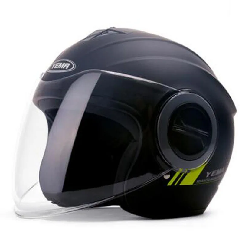 

Men Women Motorcycle Helmets Half Face Electric Motorbike Safety Hat Made of ABS Free Size Four Seasons General Casco De Moto