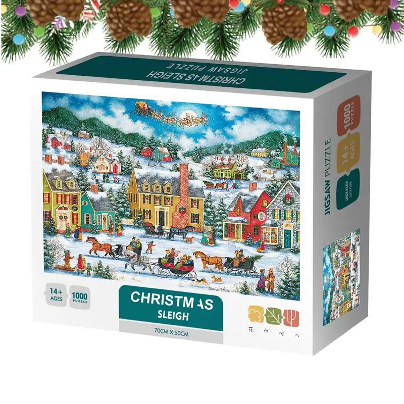 

1000 piece jigsaw puzzle for children Funny Puzzle Set Fine Motor Skill Toys Colorful Home Decoration 1000PCS Party Favors Boys