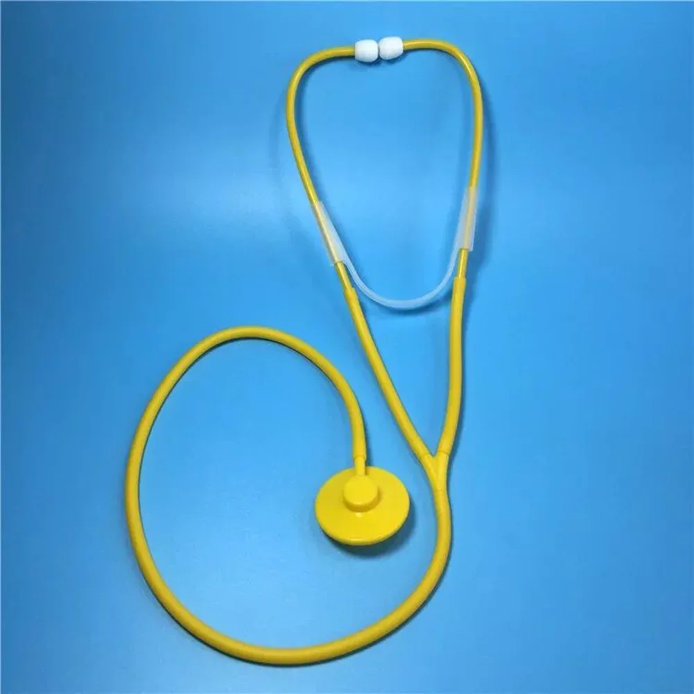 DIY Doctor Stethoscope Toy Portable Kids Educational Stethoscope Scientific Experimental Equipment for Family Parent-Child Games