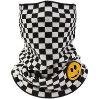 Warm Plaid Ne Warmer Scarf for Cycling Full Face Protection Ear Hanging Design ex Winter Faionable Men's And Women's ...