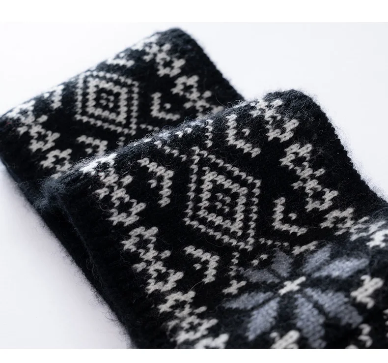 Kaschmir-Stirnbänder für Damen, weich gestrickt, warm, für Mädchen, elastische Wolle, Haarbänder für Haarschmuck, Weihnachtskollektion – Detail 19
