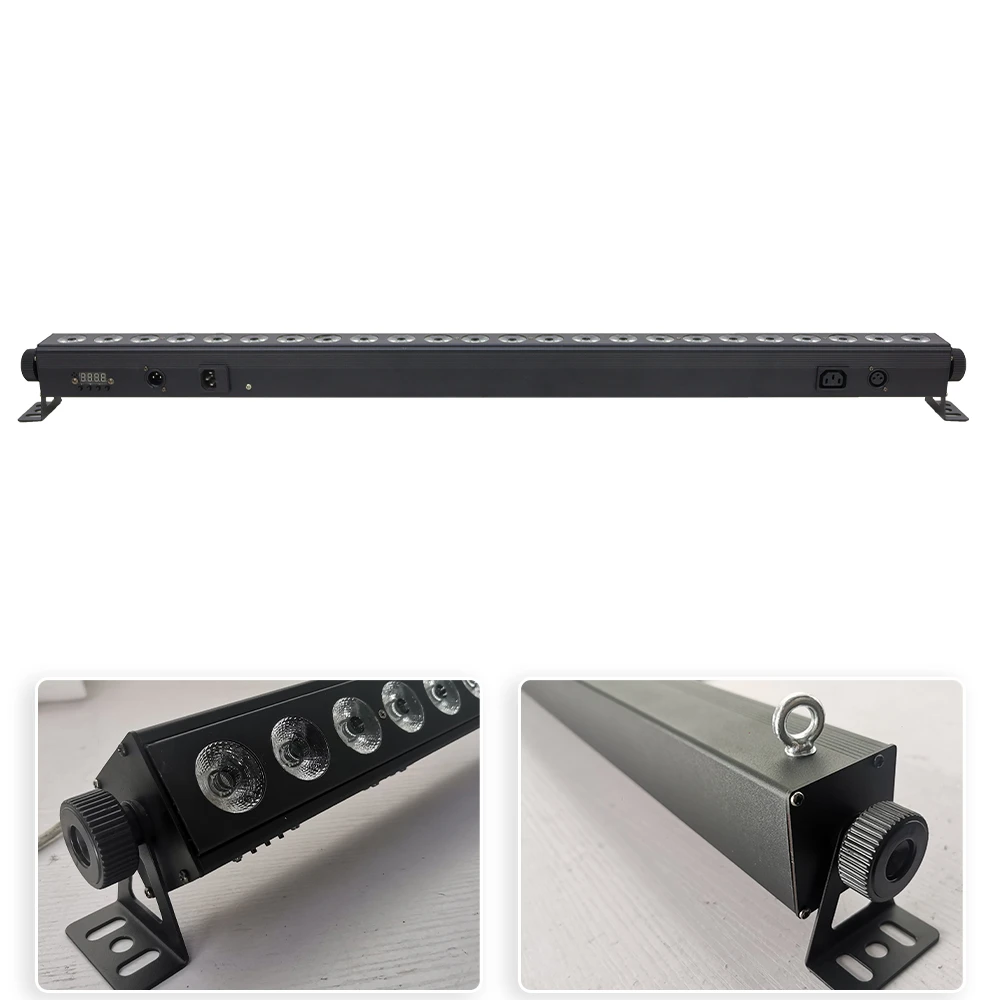 LED 벽 세척 조명, DMX512 빔 라이트, LED 네온 벽, 결혼식 생일 파티 바, DJ 효과 조명, 24x4W RGBW, 4IN1, 로트 당 4 개