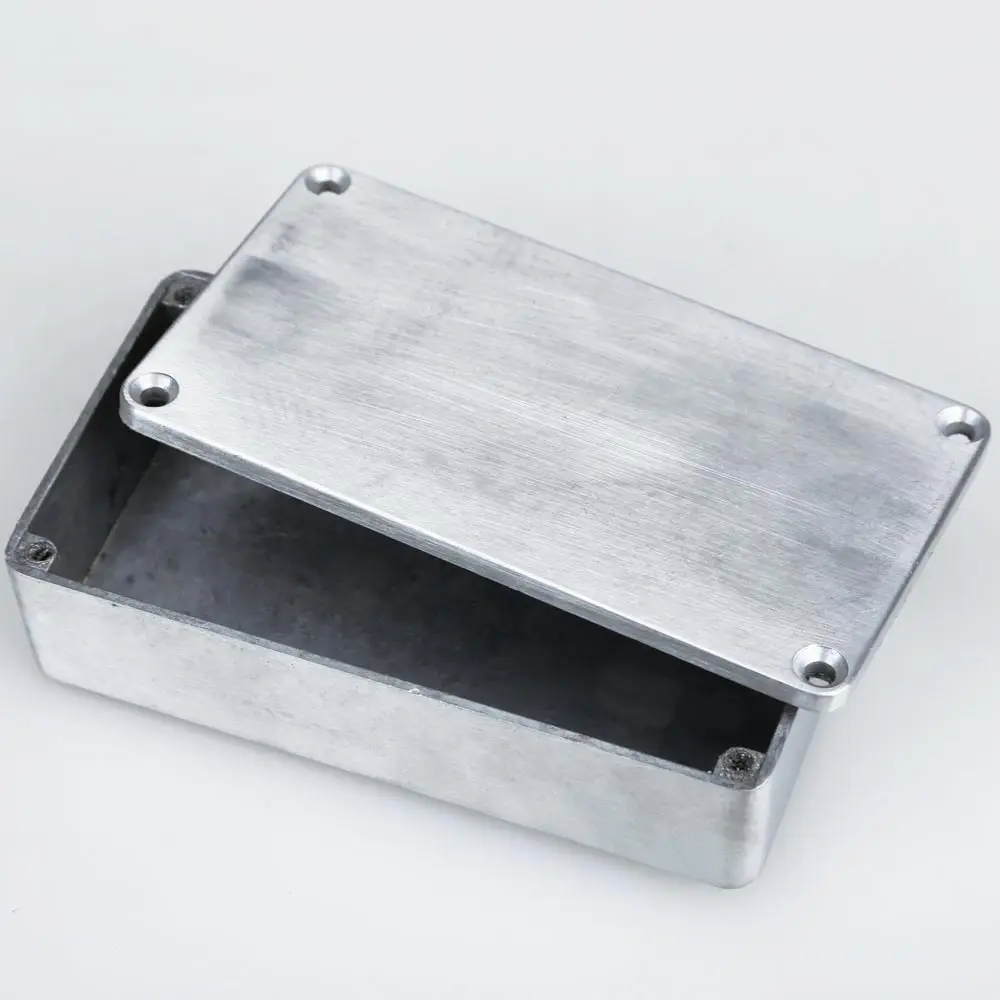 1-5Pcs 1590B Gitarre Effekte Pedal Gehäuse Aluminium Diecast Stomp Box Fall 112x60x31mm Kippschalter Box Langlebig Instrument Kit – Detail 5
