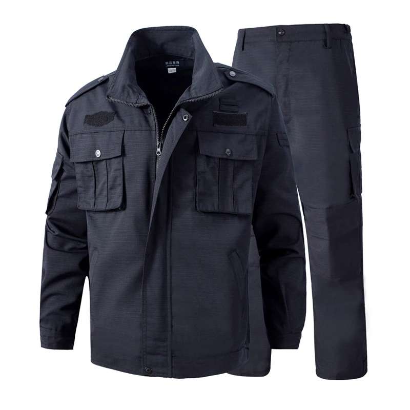 thumbnail image 1 of Conjuntos informales de primavera y otoño para hombre, sudaderas para hombre, ropa deportiva, chándal, chaqueta y pantalones, ropa de trabajo, 2 piezas, 1 of 5