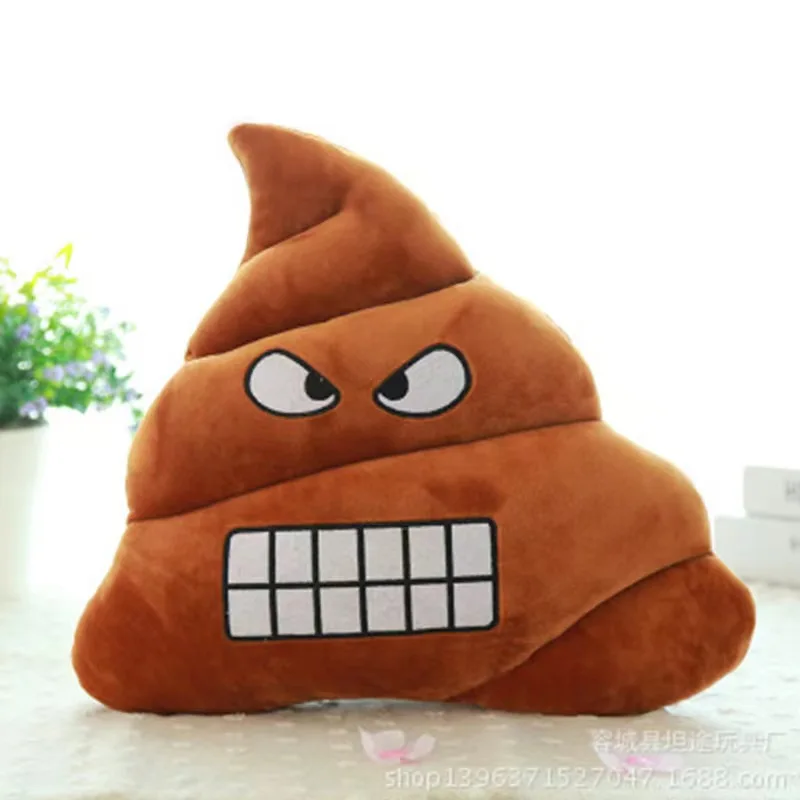thumbnail image 1 of Funny Super Poop Pillow Plush Toy Creative Cute Face Expression Shit Doll Stuffed Toy for Children Kids Birthday Christmas Gifts, 1 of 5