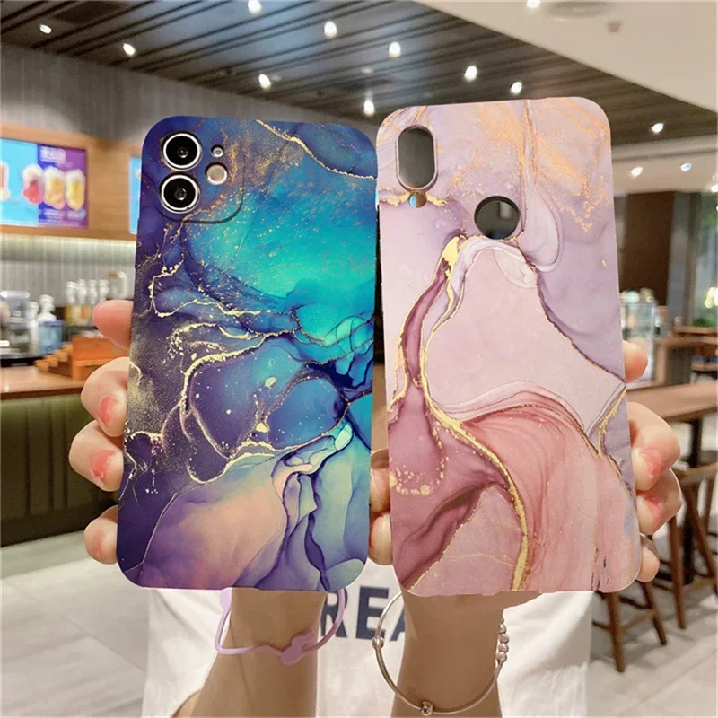 Custodia Con Motivo In Marmo Per Xiaomi Poco X6 X4 F5 F4 X5 M6 M5S M5 F3 F2 M3 M4 X3 Pro 5G Nfc Gt Pocophone F1 Custodia Antiurto