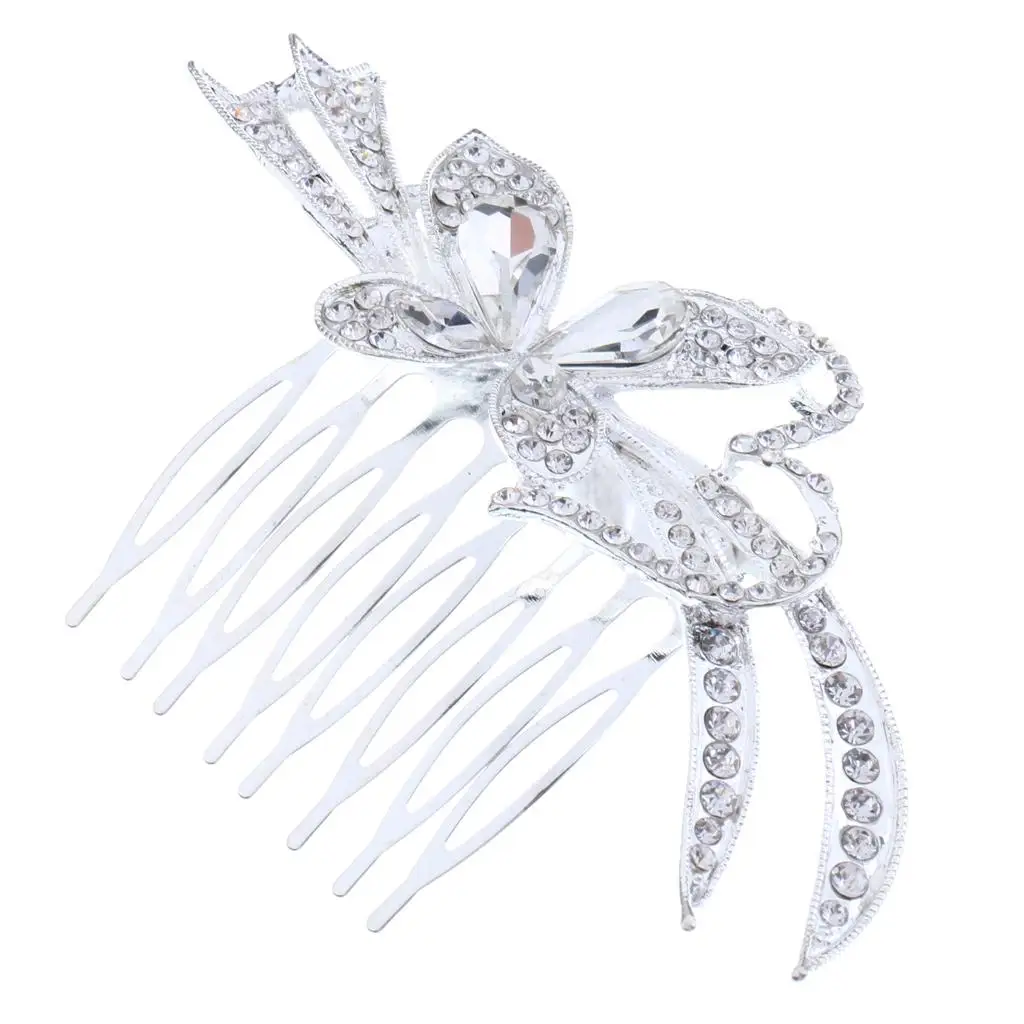 

Женская Винтажная заколка-гребень с кристаллами