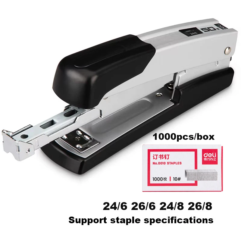 Heavy Duty Stapler Stationery With 1000 Nails Capable Of Binding 50 Sheets Paper for Home Office And Study Supplies - 3