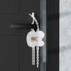 Soft Silicone Door Mute Lock Sleeve - Anti - collision & Anti - pinch Pad (Transparent)