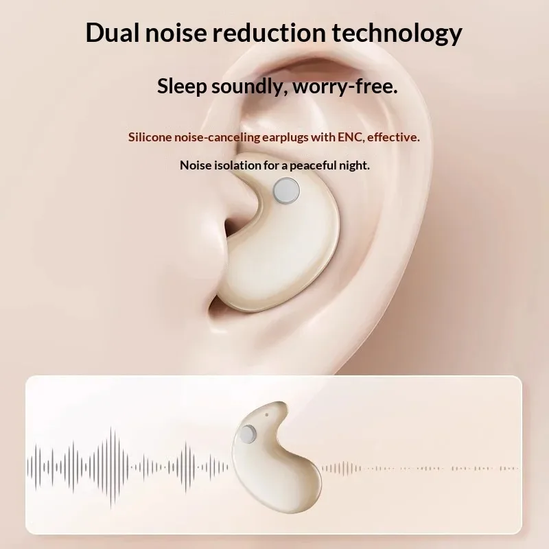 Ultra Sleep Wireless Bluetooth Earbuds For Side Sleepers Comfort_voghion.com