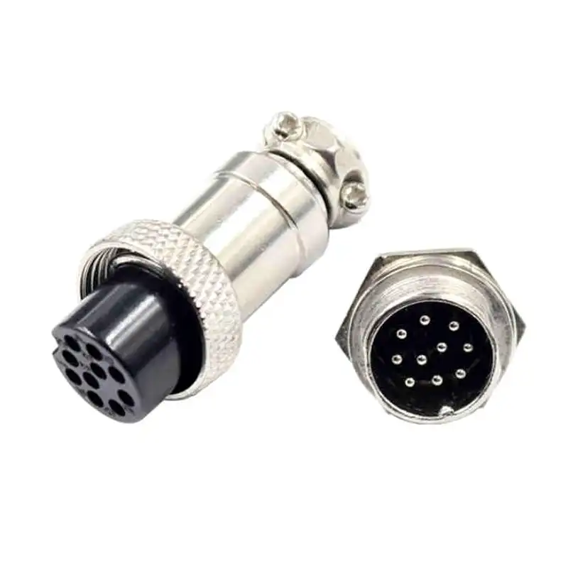 2PCS GX16 aviation plug socket connectors GX16-2P 3P 4P 5P 6P 7P 8P 9P 10P Pin core cable aviation plug connectors image 13