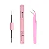 Lash Bond and Seal 10ml Individual Lashes Glue and Seal Super Strong Hold Lash Extension and Lash Glue Remover 5ml Tweezers Kit 1