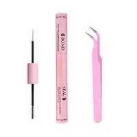 Lash Bond and Seal 10ml Individual Lashes Glue and Seal Super Strong Hold Lash Extension and Lash Glue Remover 5ml Tweezers Kit 1