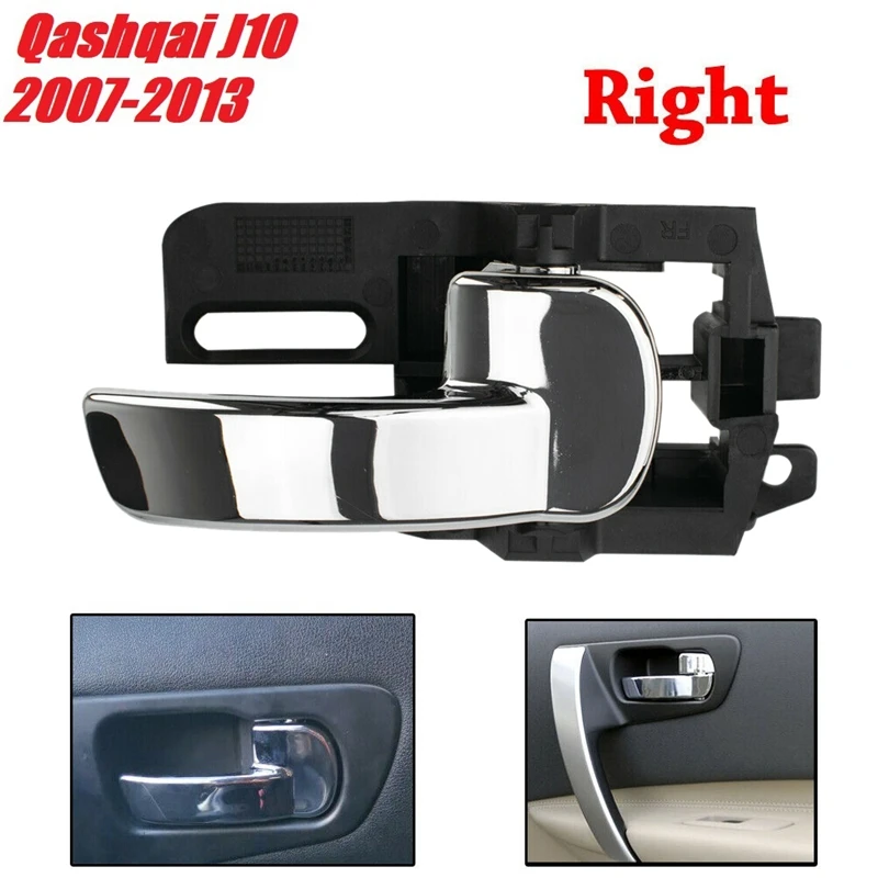 Interior Inner Door Handle Front Rear for Nissan Qashqai J10 2007