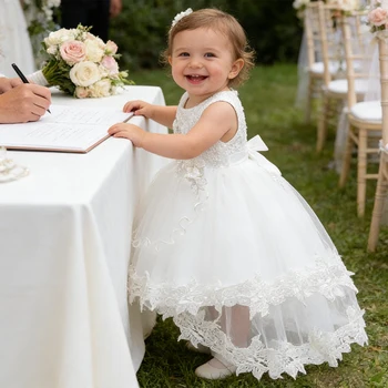 Lace Tulle Baby Princess Dress 1