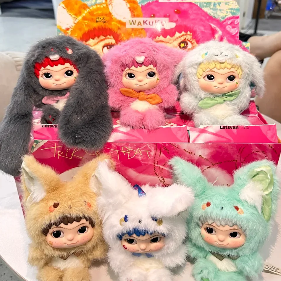 Wakuku Fox & Bunny Trickor Treat Blind Box Cute Wakuku Action