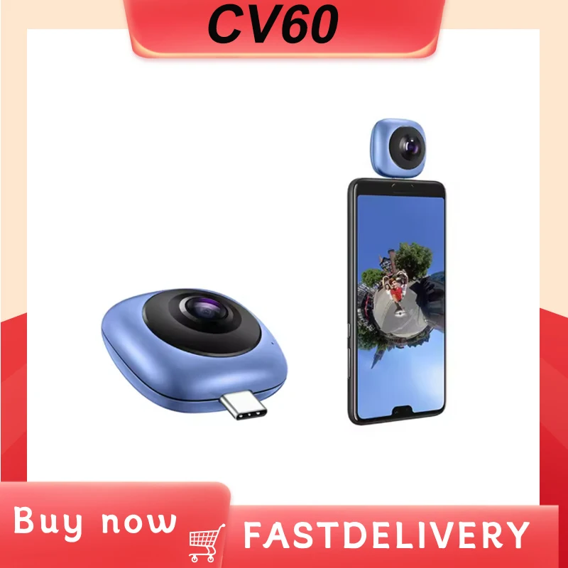 CV60 Huawei Coolplay Portable HD Panoramic Camera 360&deg; Panoramic Camera Fisheye Planet