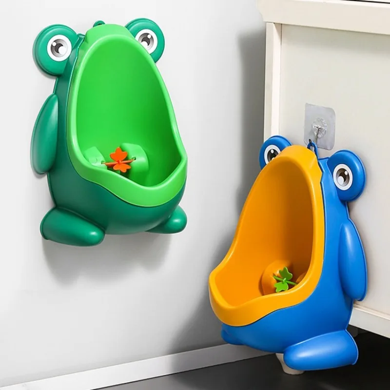 Baby Urinals Boy Urinal Boy Wall-hanging Frog Cartoon Child Urinals Pot Standing Urinal Basin Travel Potties Toilet Training portable urinal,child toilet