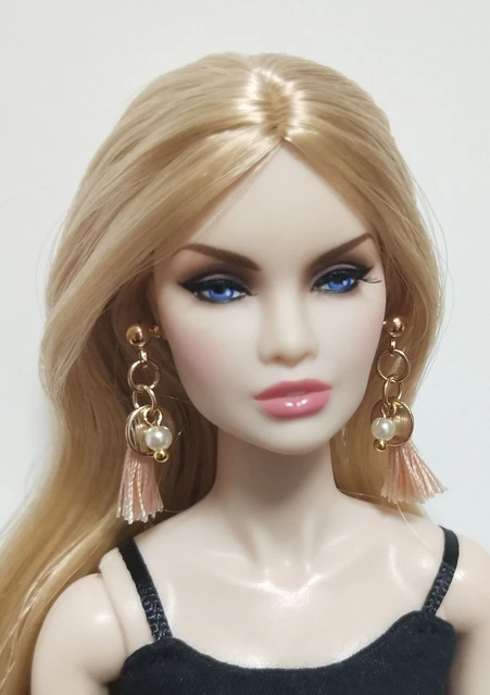 1/6 Doll Accessories Simulation jewelry Earring Necklace Bracelet For  Barbie Doll for FR kissmela PP doll Toys no doll