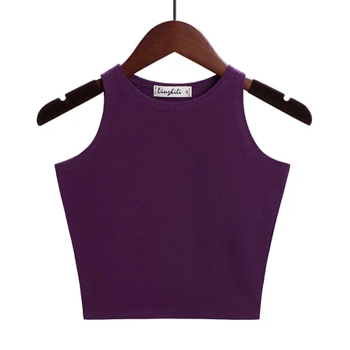 ตัวเลือกสินค้า เสื้อ Crop Top เซ็กซี่ แฟชั่น ผู้หญิง หลากสี