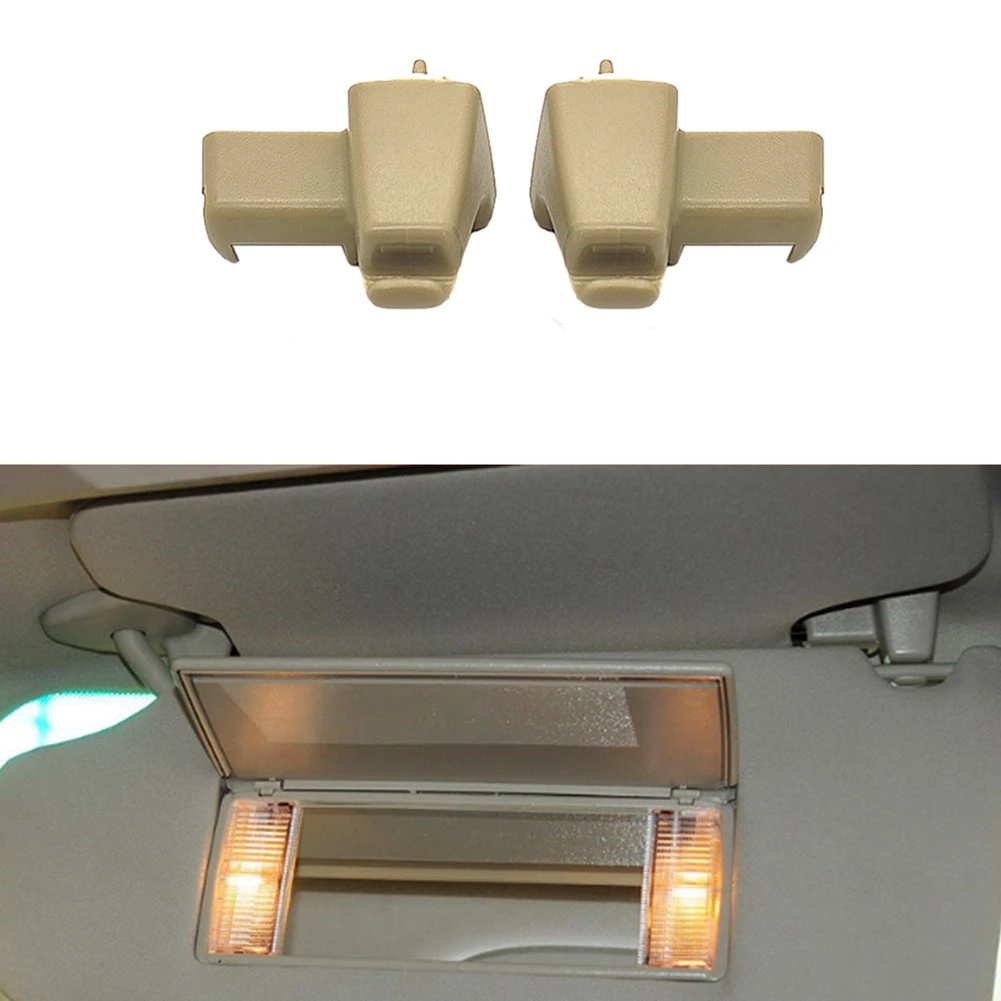 

2pcs Left Sunvisor Sun Visor Clip Retainer Car Interior Accessories EGPO0005OVAE EGP000040VAE For Land Rover L322 2003-2012
