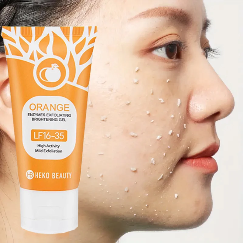 Revitalizing Orange Exfoliating Gel - Deep Cleanse & Moisturize, 50g
