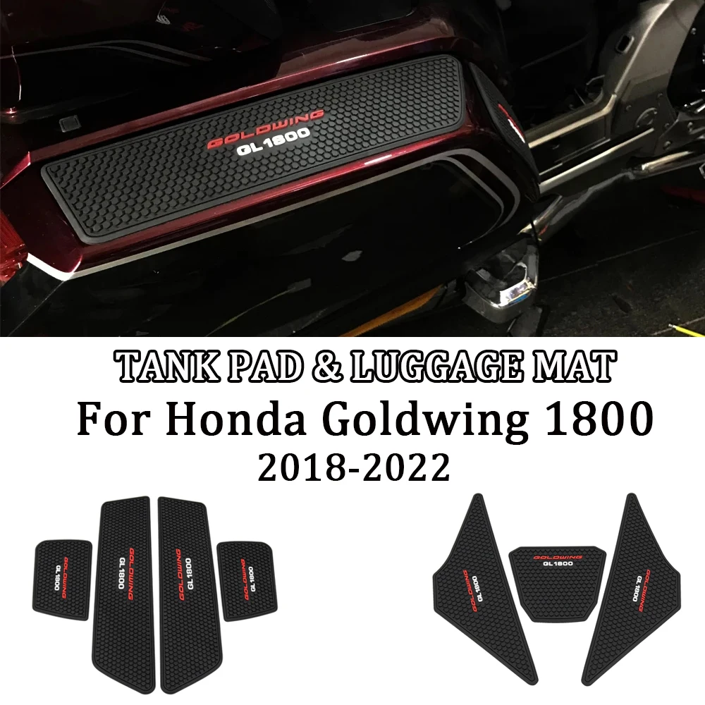 For Honda Goldwing 1800 Motorcycle Trunk Protector Decal Fuel Tank Pad Knee Grip Pads Gold wing 1800 GL1800 Accessories Stickers