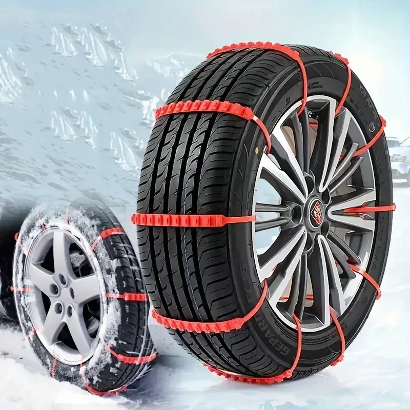20pcs New Car Anti-skid Chain Snow Off Anti-skid Universal Snow Plastic Tyre Emergency Ties Chains for Cars