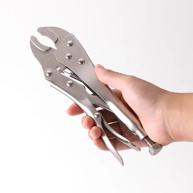Pinza di bloccaggio per carichi pesanti da 5 pollici con pinza a pressione multifunzionale con faccia in metallo regolabile 2