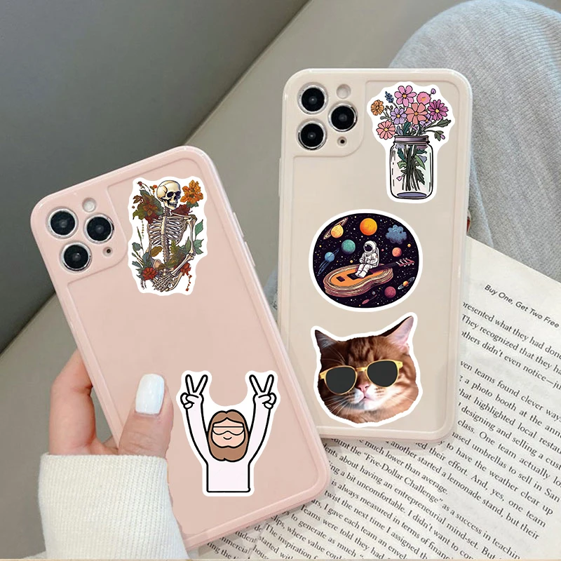 Charming Waterproof Vinyl Stickers for Water Bottles and Laptops