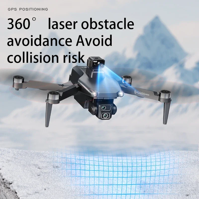 L600-1 Pro MAX GPS Drone 8K Professional HD Dual Camera With Screen 5G WIFI Obstacle Avoidance Brushless Quadcopter Drones 5KM,drone quadcopter