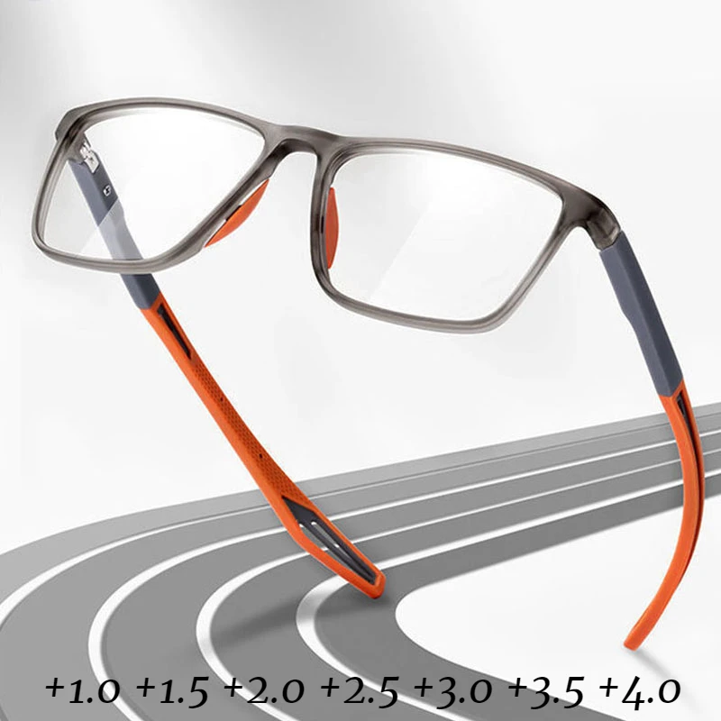 Ultralight TR90 Sport Reading Glasses Anti Blue Light Presbyopia