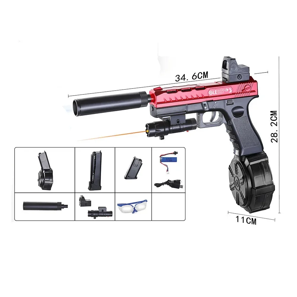 Electric gel ball blaster toy gun for birthday outdoor shooting game 6