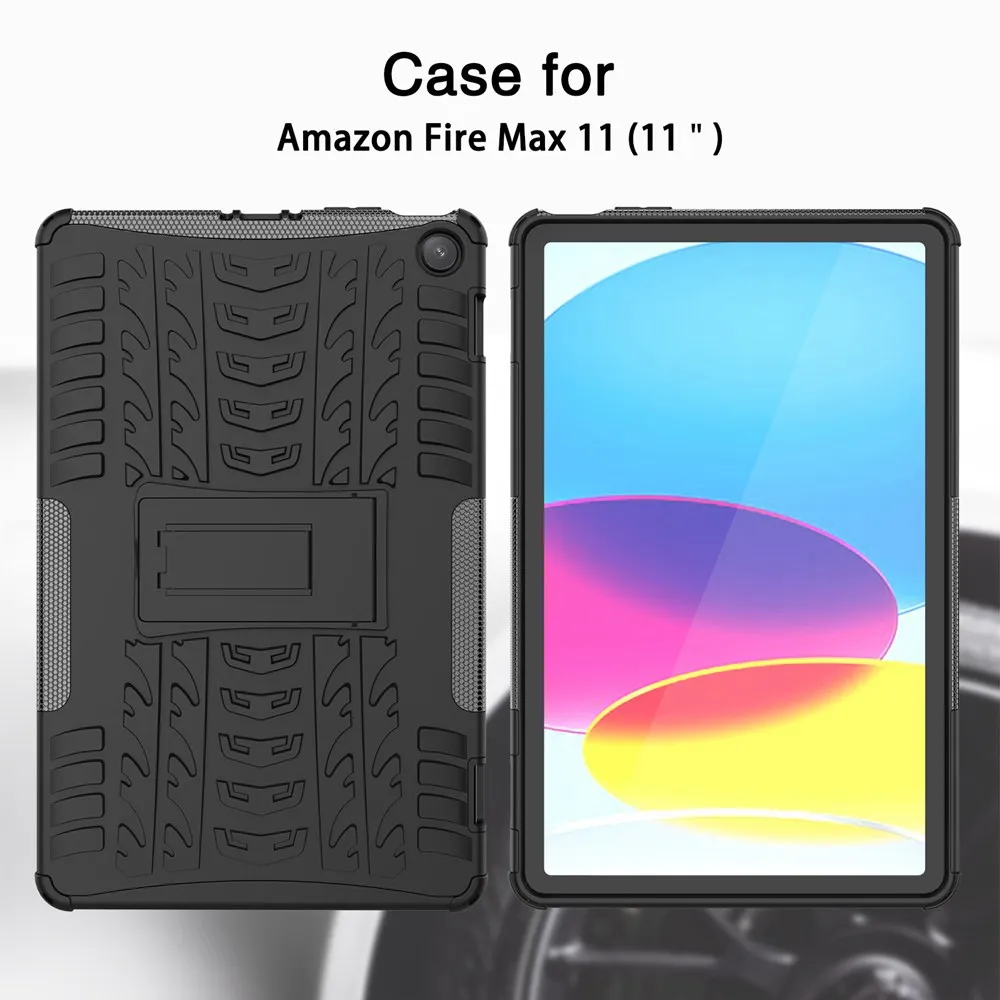 Custodia Per Tablet Per Amazon Fire Max Custodia Da 11 Pollici Tpu + Supporto Per Pc Cover Armore Antiurto Per Amazon Fire Max 11 2023 Coque Capa