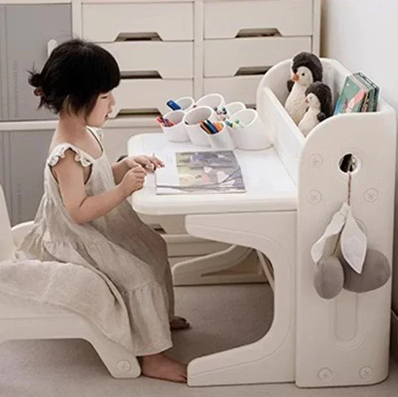 Study Kids Table Chair Set Classroom School Supplies Set Children's Desk Room Children Student Small Tables Furniture Childrens