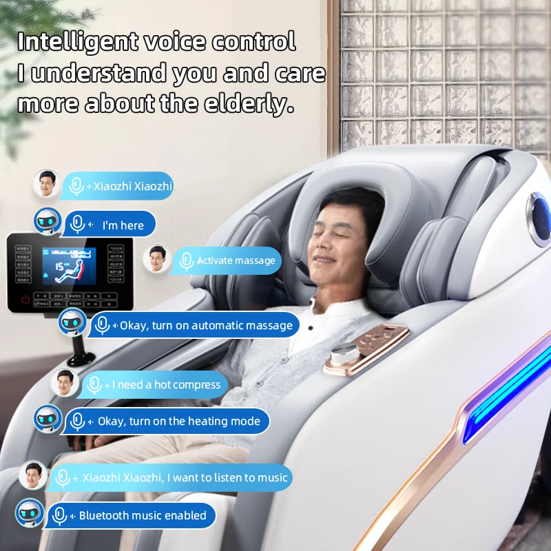 Germany ‘jare ®M9-5G  Luxury Zero Gravity Recliner Massage Chair New Model  Furniture Electric Heating Massage Chair 6